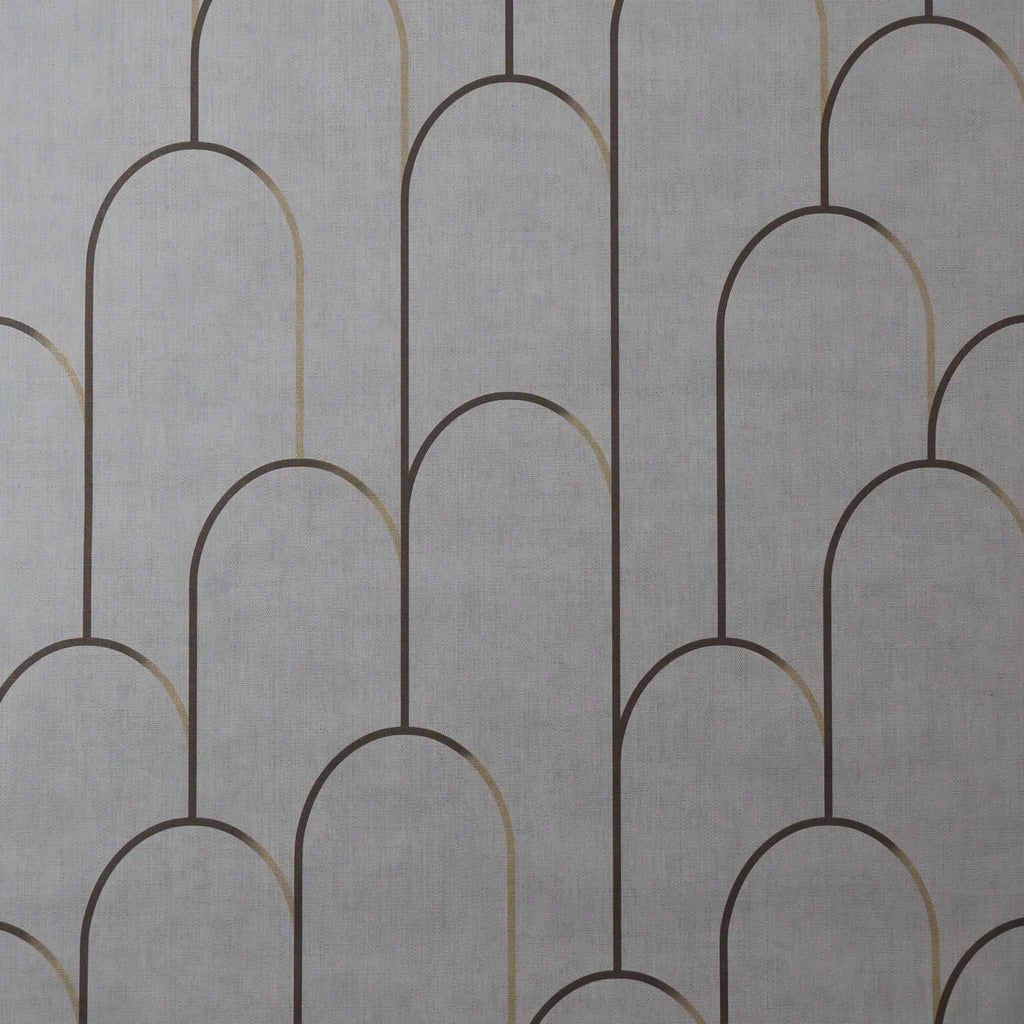 Art deco grijs (set van 4 rollen)