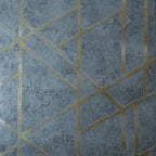 Betonlook geo gold (set van 1.5 rollen)