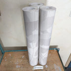 Bladeren taupe parelmoer (set van 2 rollen)