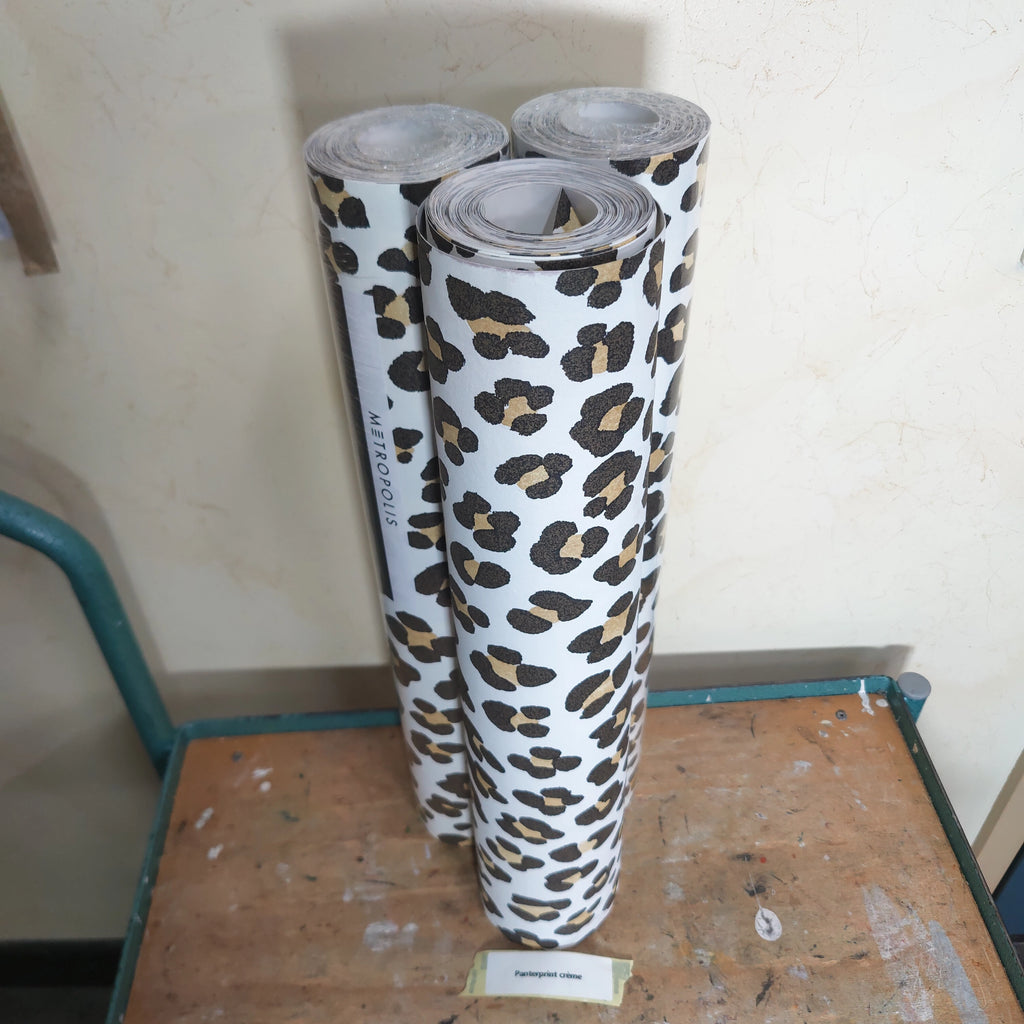 Panterprint crème (per rol)