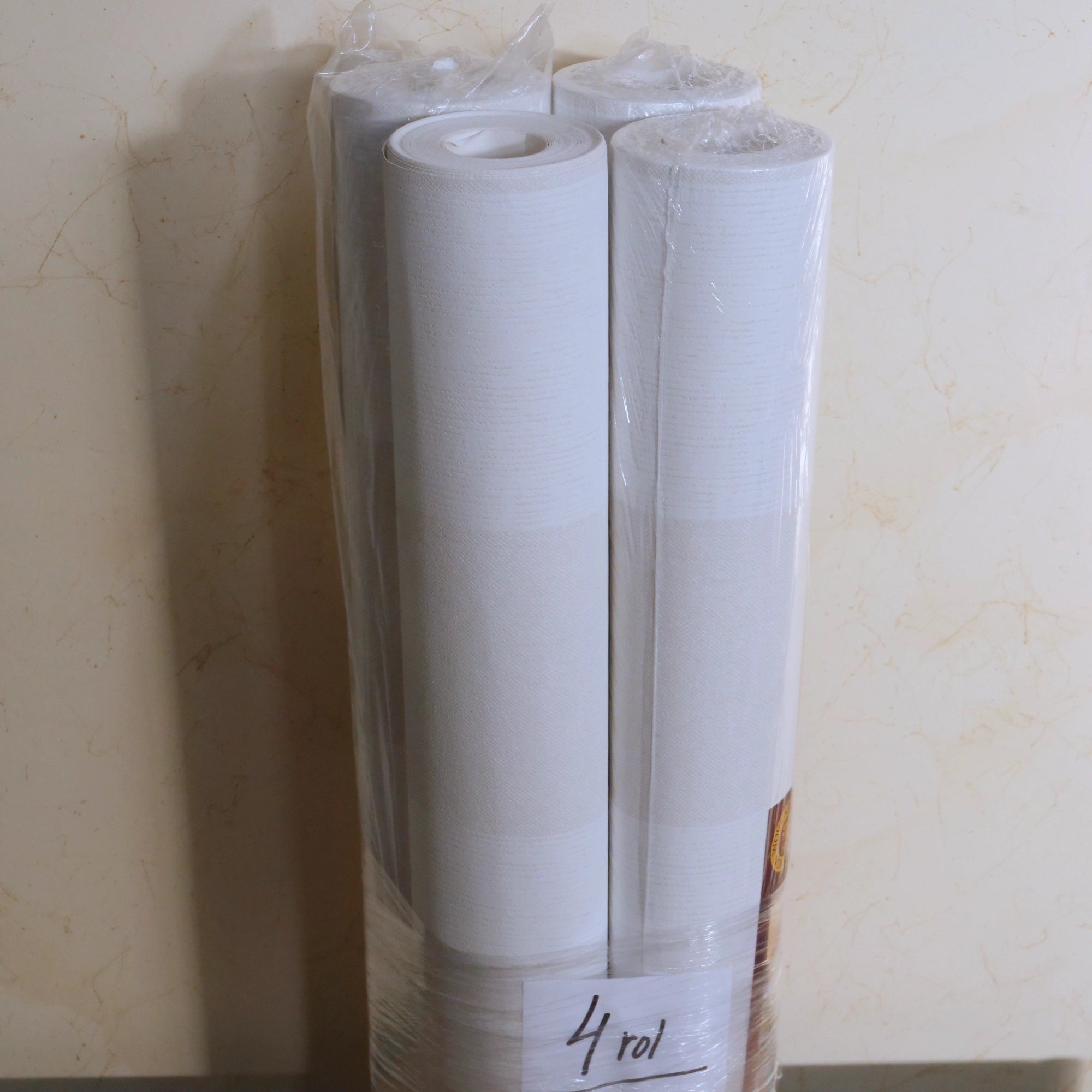 Blokstreep zachtwit (set van 4 rollen)