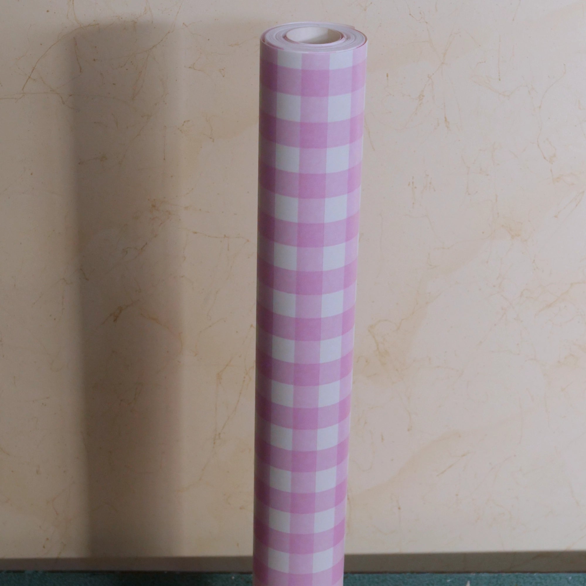 Blokjes roze (per rol)