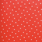 Rood met wite stippen (per rol)