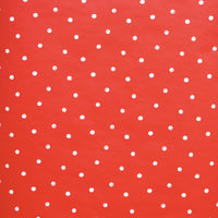 Rood met wite stippen (per rol)