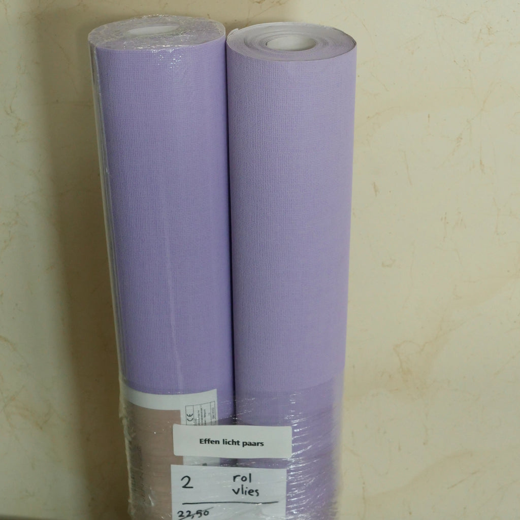 Effen licht paars (set van 2 rollen)