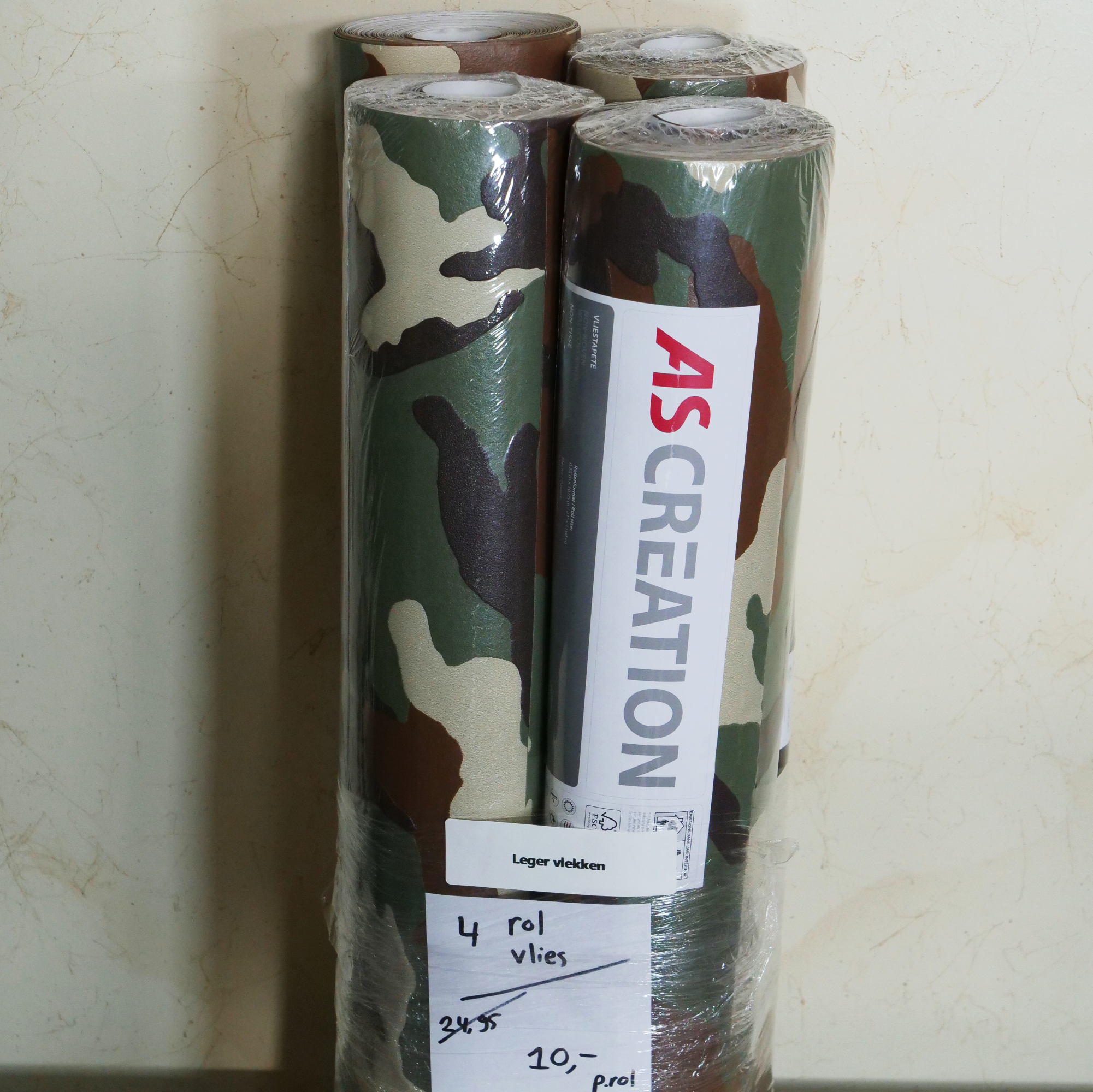 Leger vlekken (set van 4 rollen)