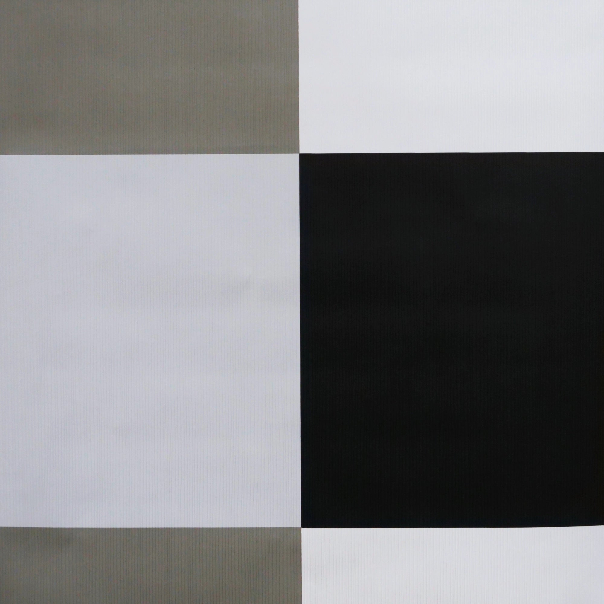 Dambord zwart grijs (per rol)