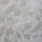 Bladeren taupe parelmoer (set van 2 rollen)