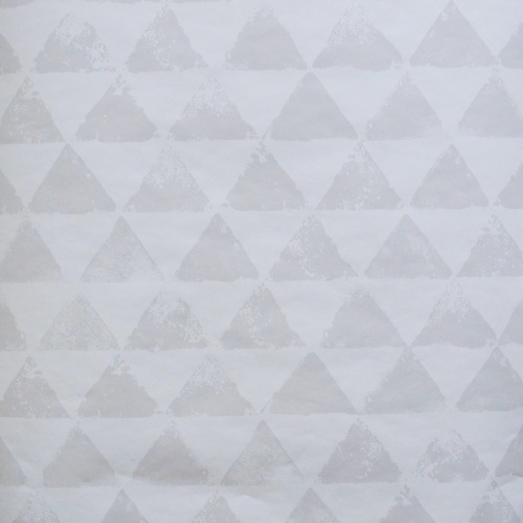 Driehoeken lichtgrijs (per rol)