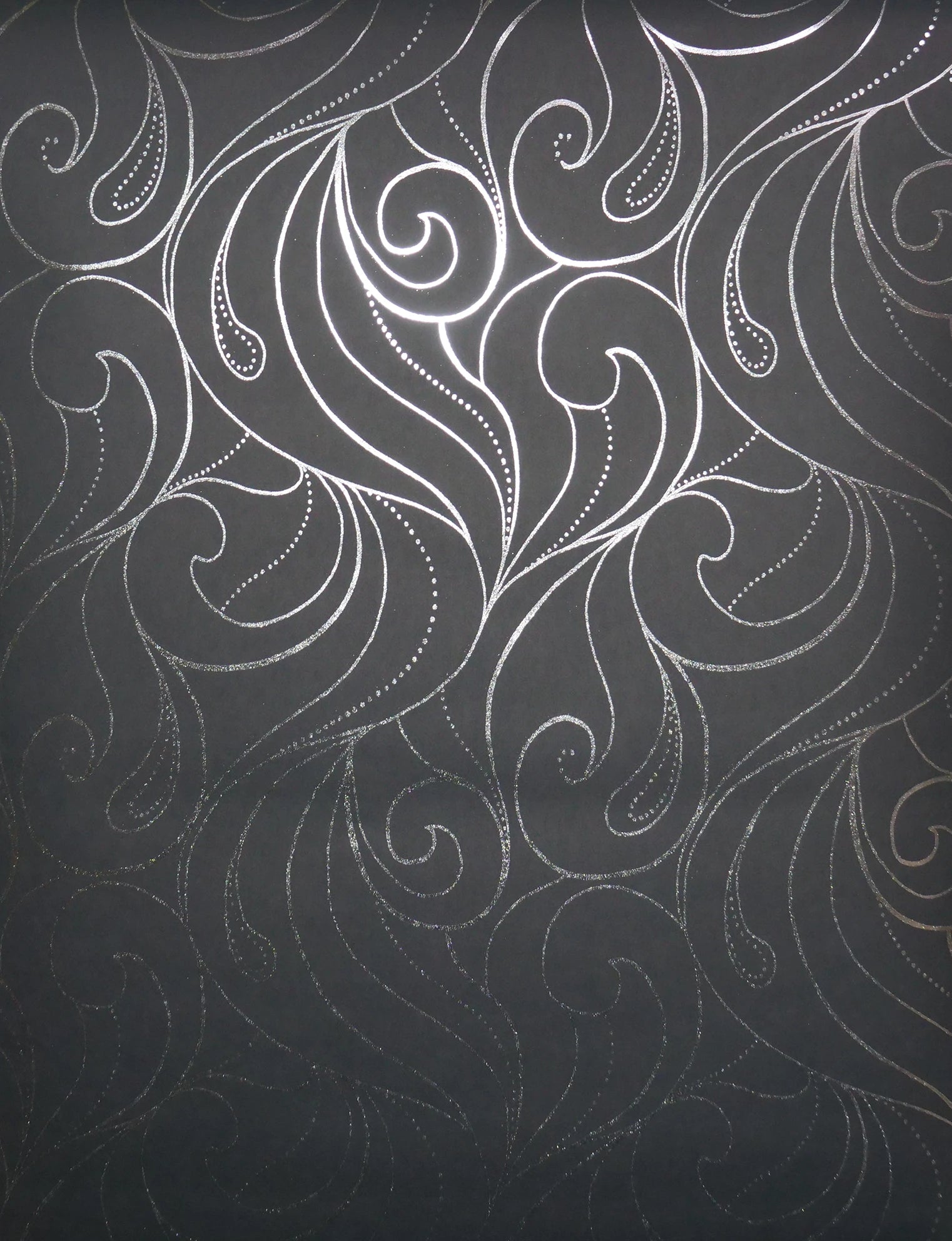 Silver curves (set van 2 rollen) Hoofdafbeelding