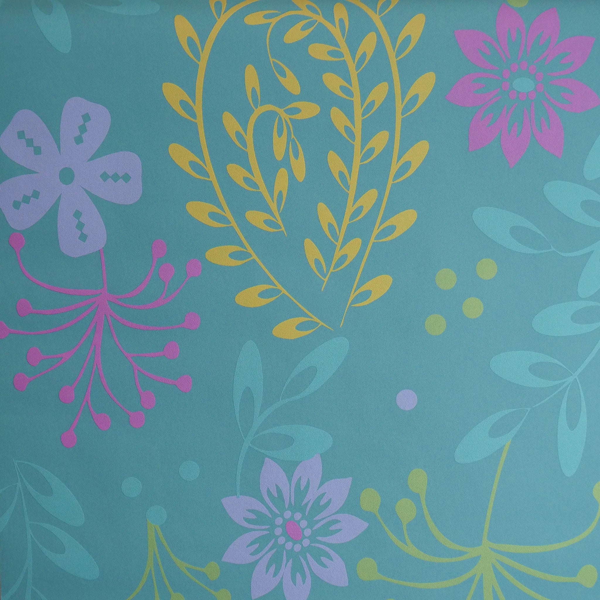 Aqua kleurrijk (set van 3 rollen)